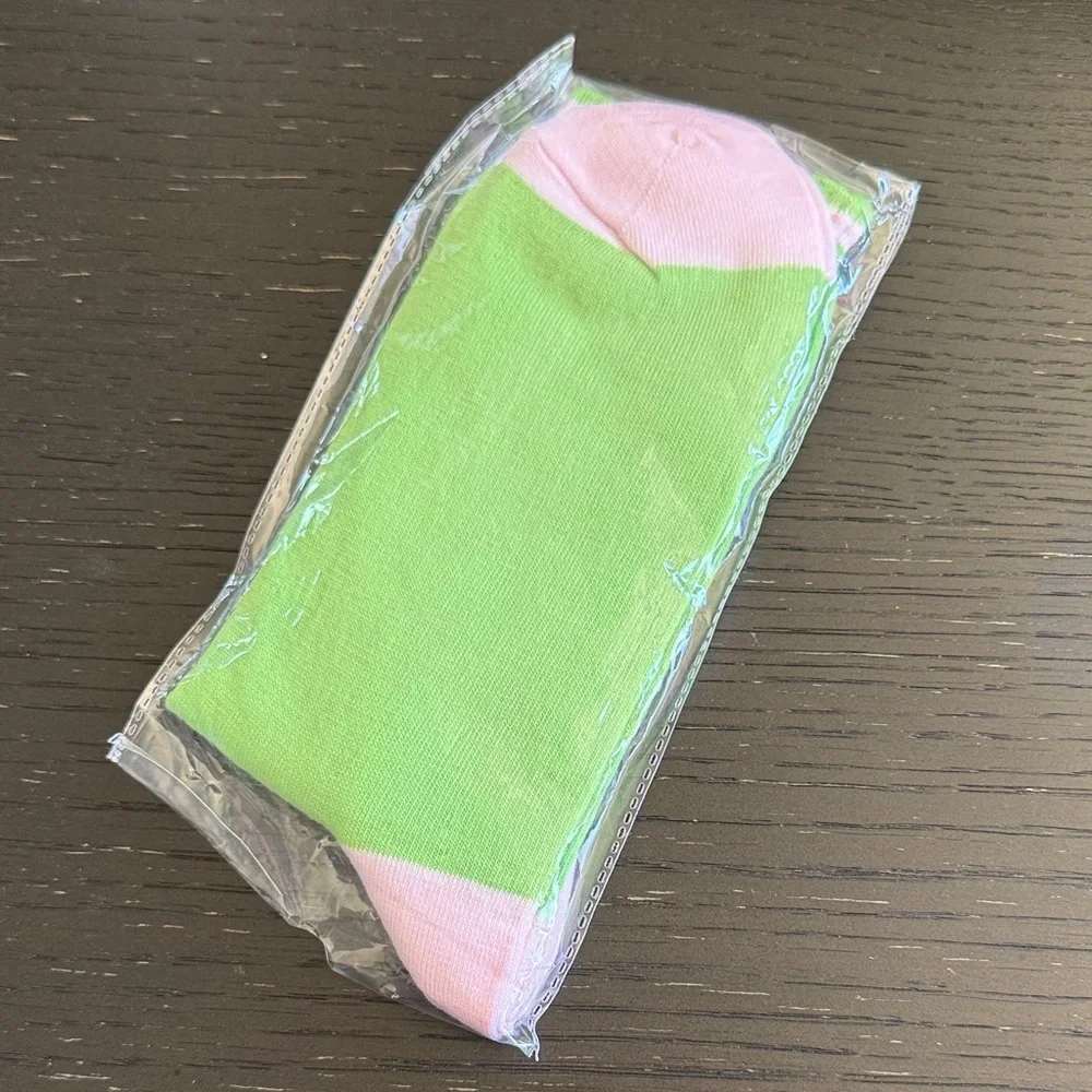 NEW Green and Pink Women's Pickleball Funky Socks Active Lounge
